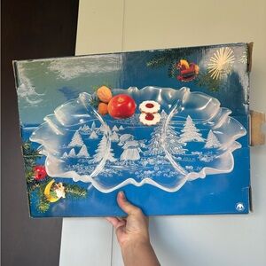 vintage Walther-Glas "Christmas Story" serving platter